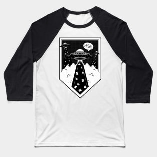 Aliens need toilet paper - Rebelty Baseball T-Shirt